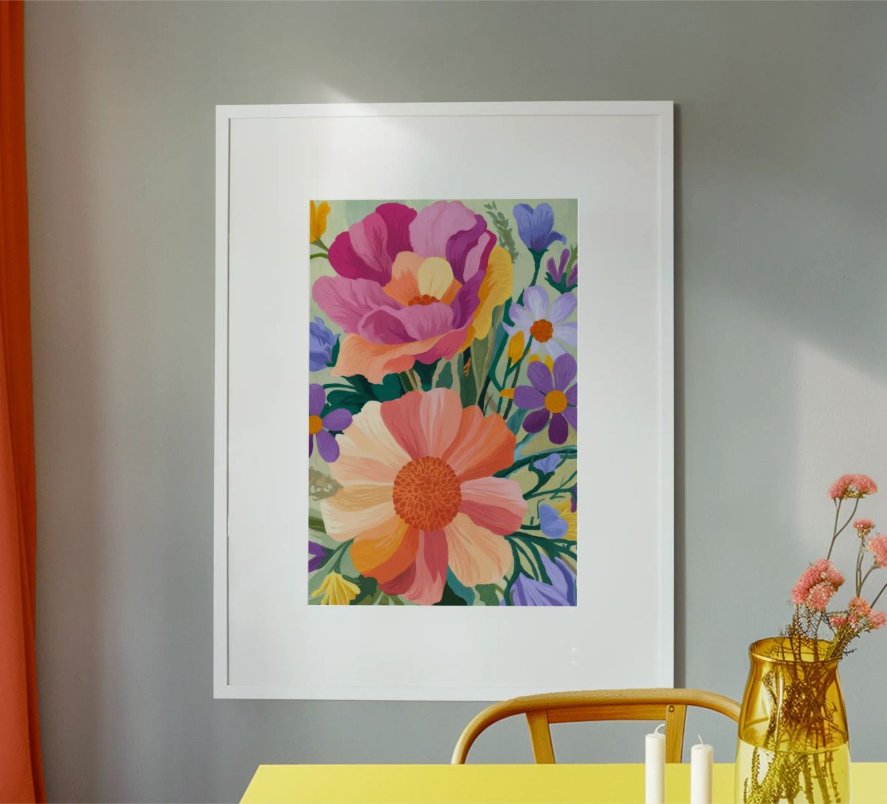 Blühender Garten Poster von Seren Liodra