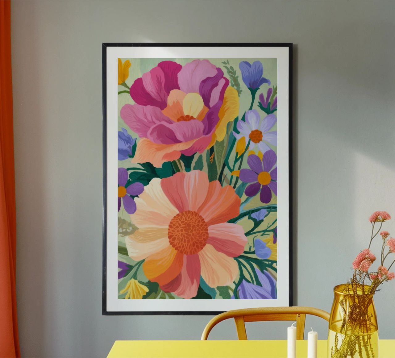 Blühender Garten Poster von Seren Liodra