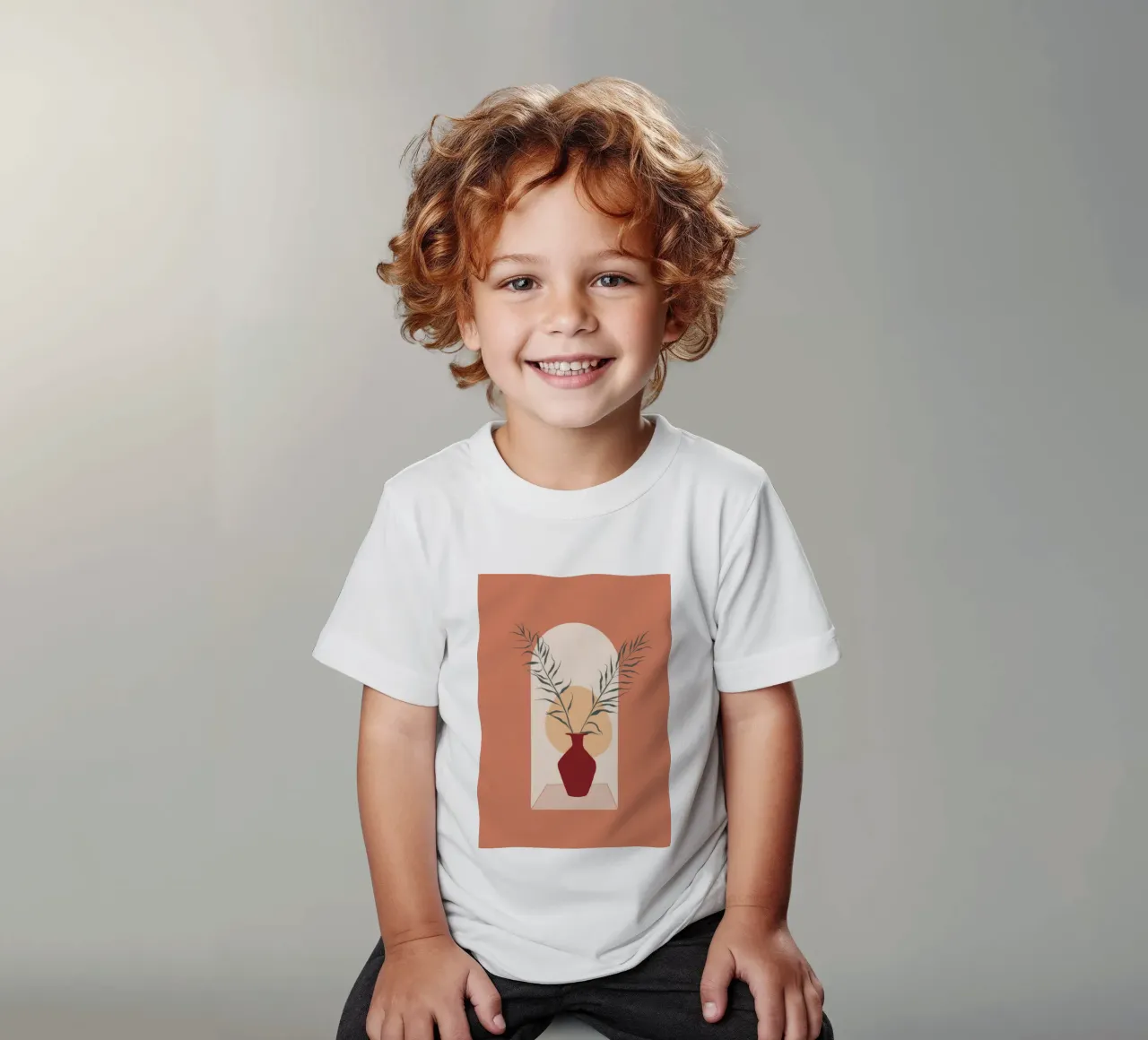 Vaso rustico t-shirt bambini da Seren Liodra