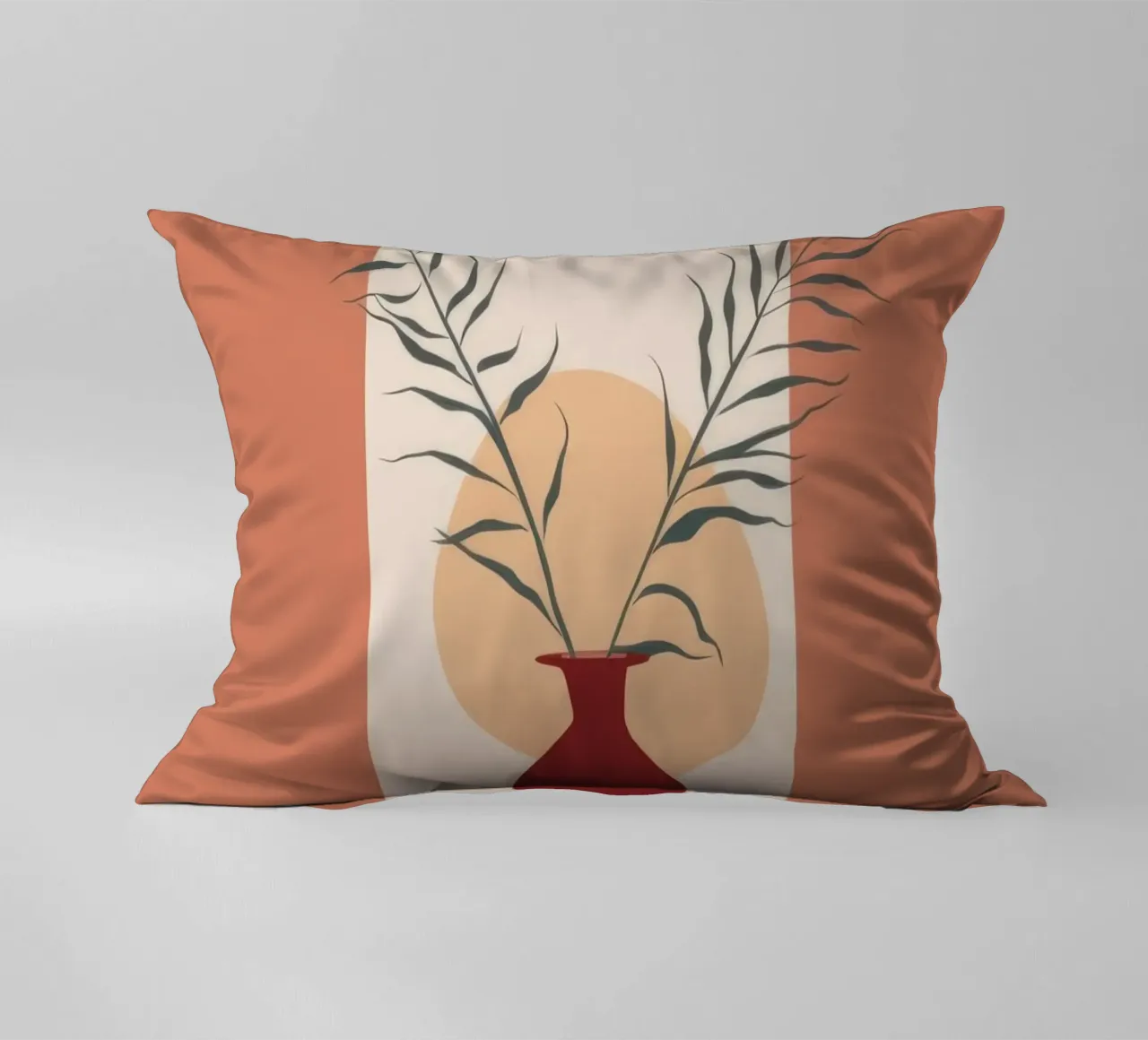 Rustic Vase decorative cushion by Seren Liodra