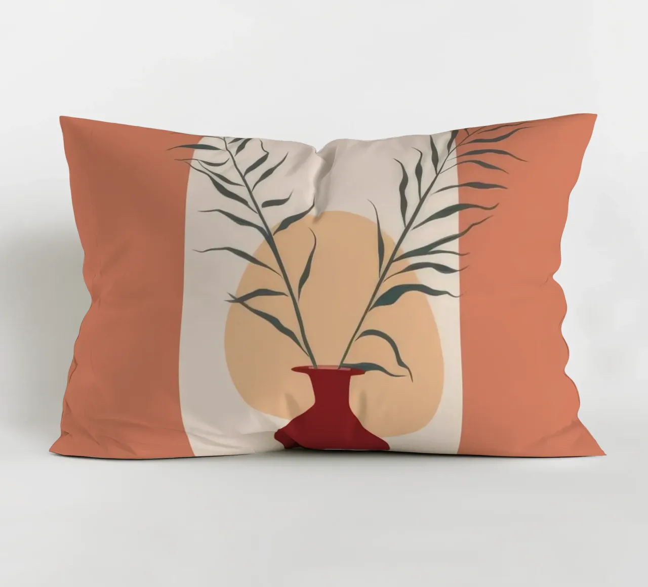Rustic Vase decorative cushion by Seren Liodra