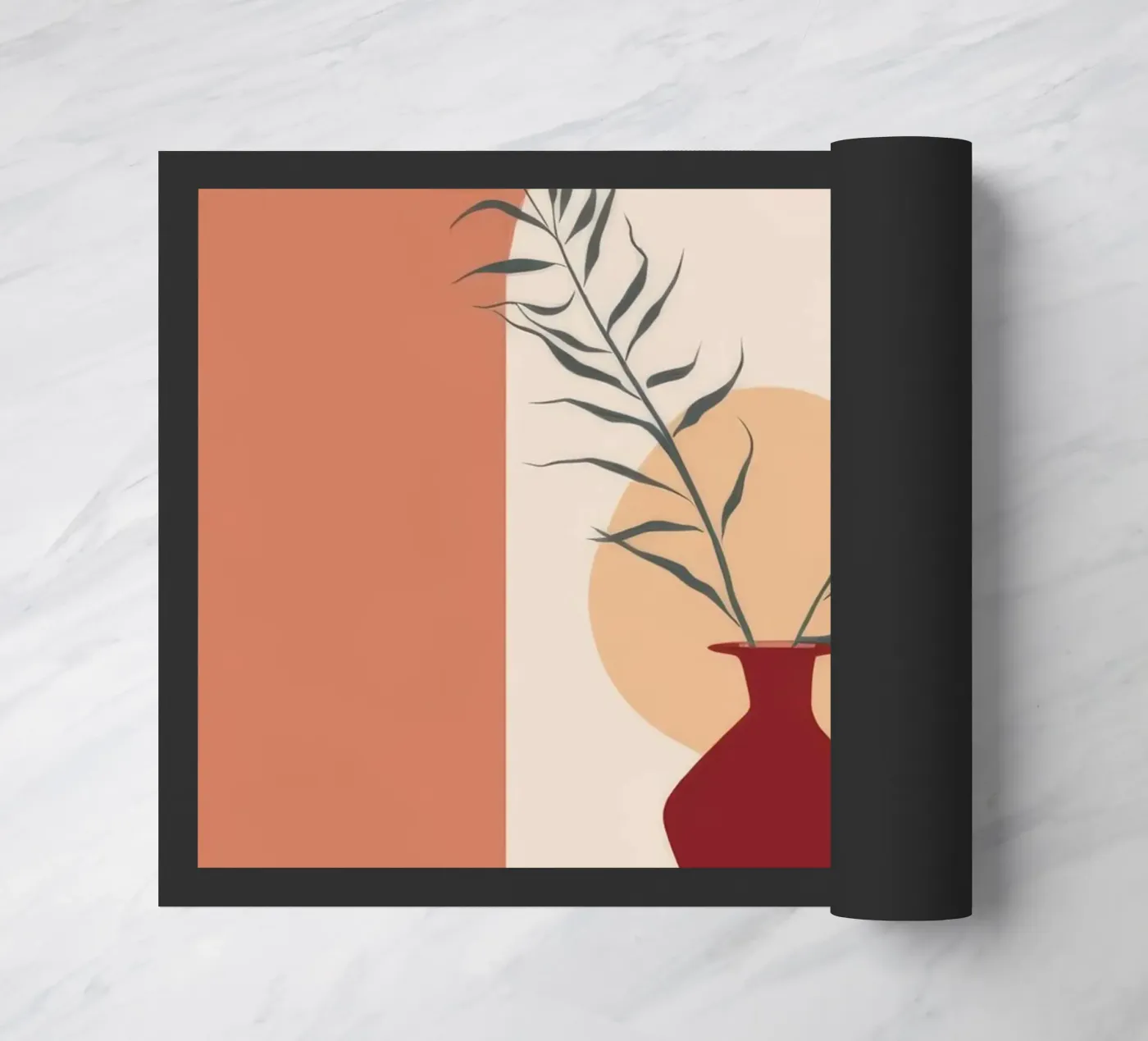 Rustikale Vase Fußmatte von Seren Liodra