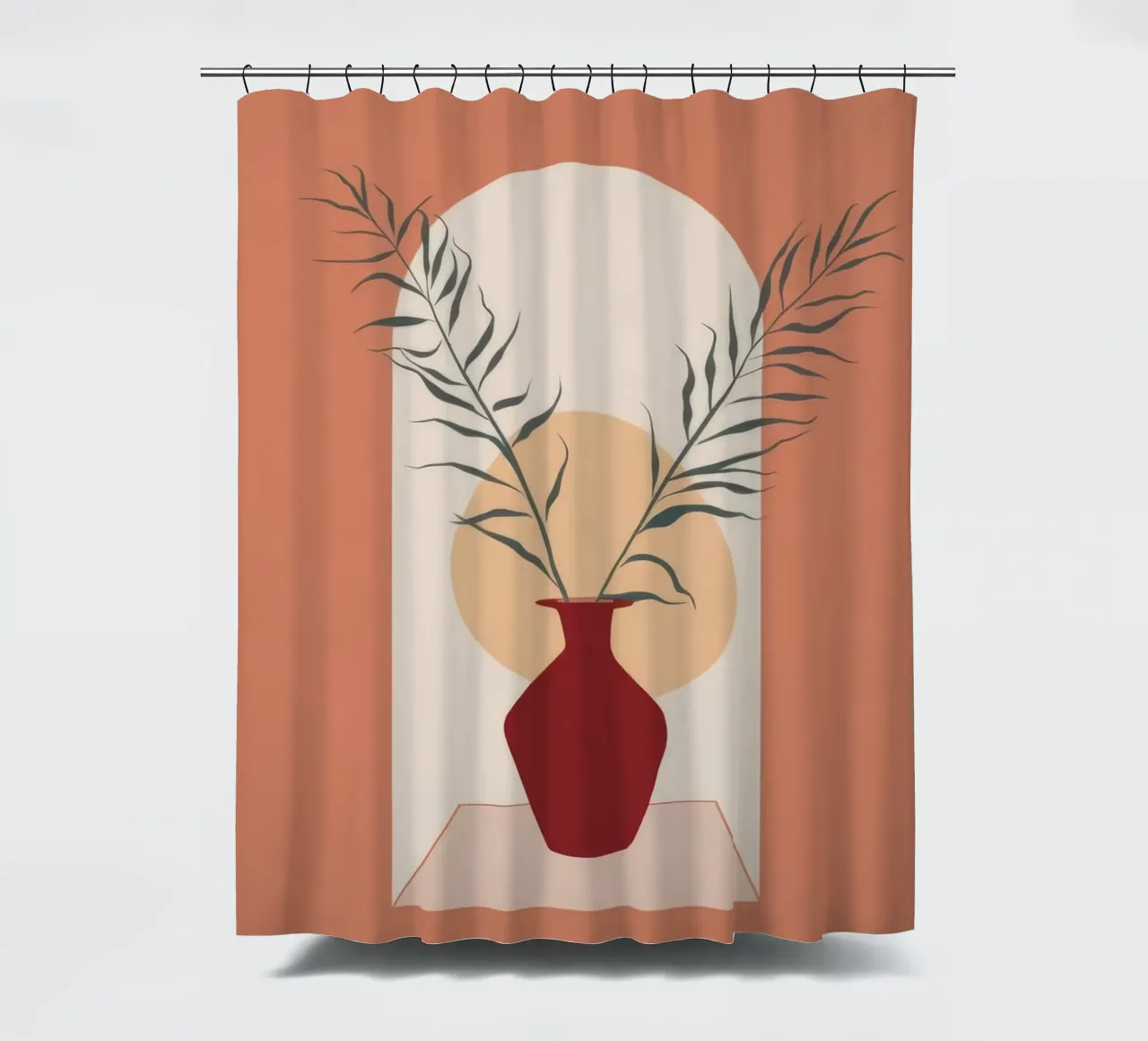 Vaso rustico tenda da doccia da Seren Liodra