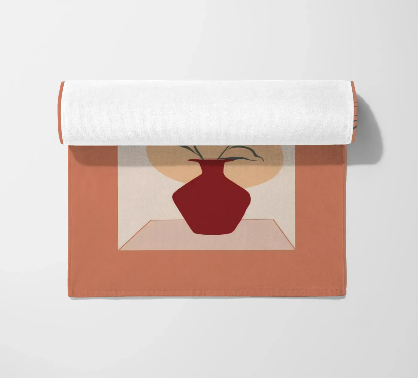 Rustic Vase beach towel by Seren Liodra