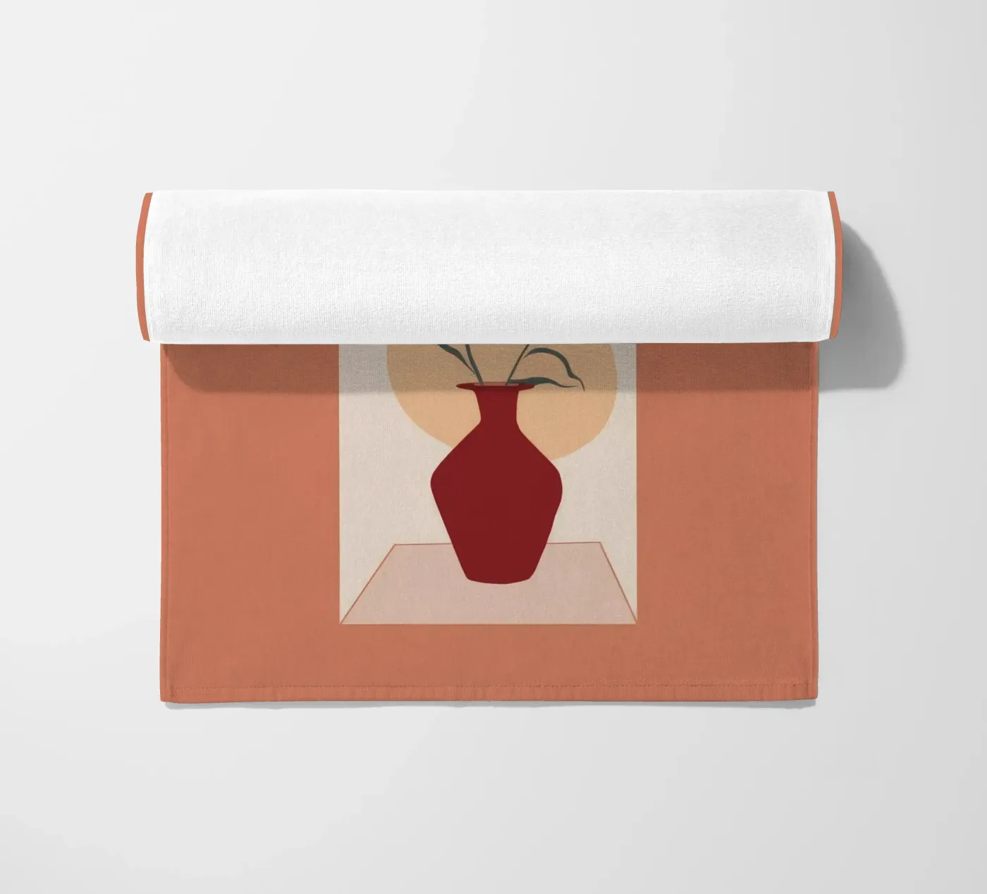 Rustic Vase beach towel by Seren Liodra