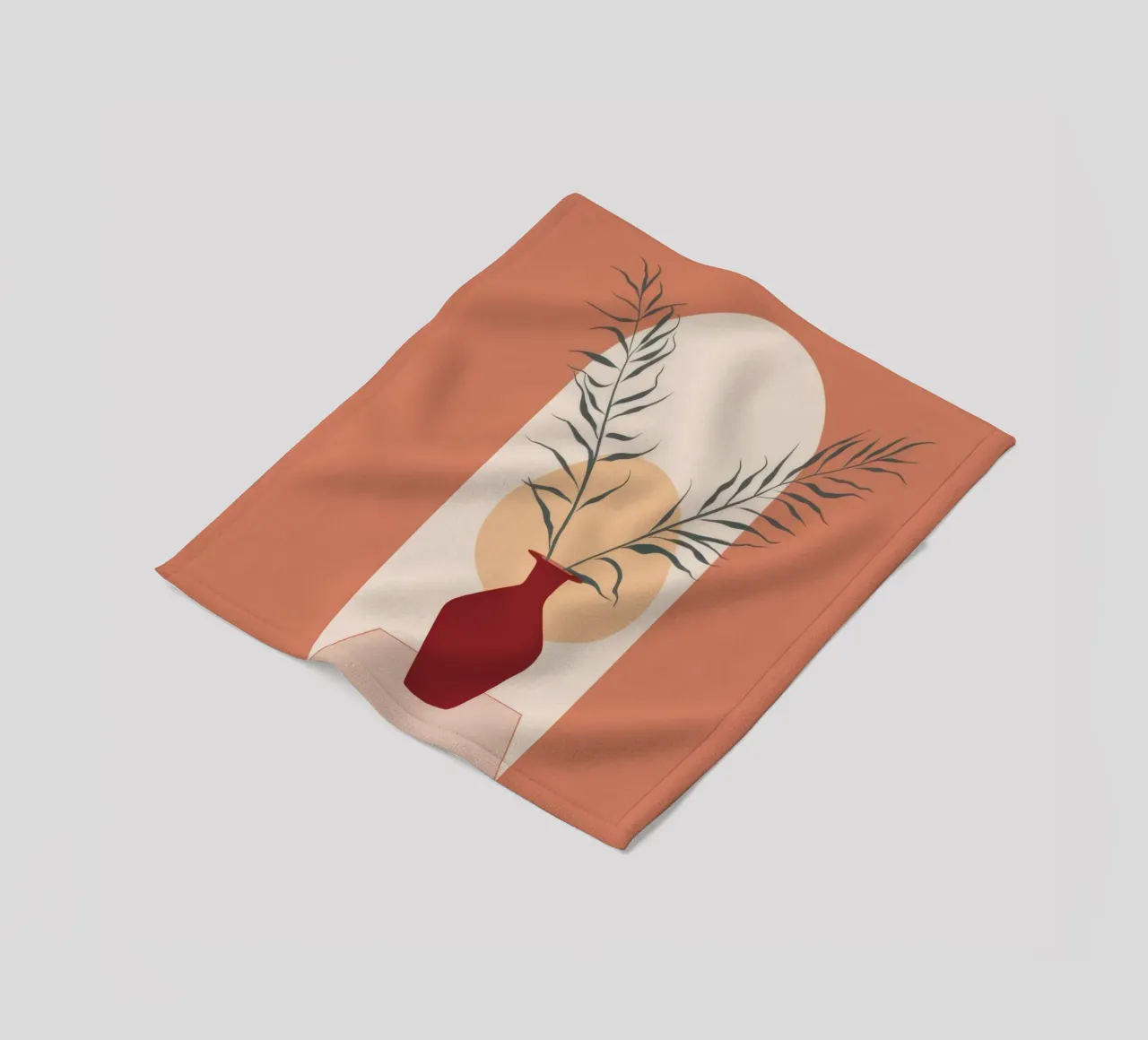 Rustic Vase Fleecedecke von Seren Liodra