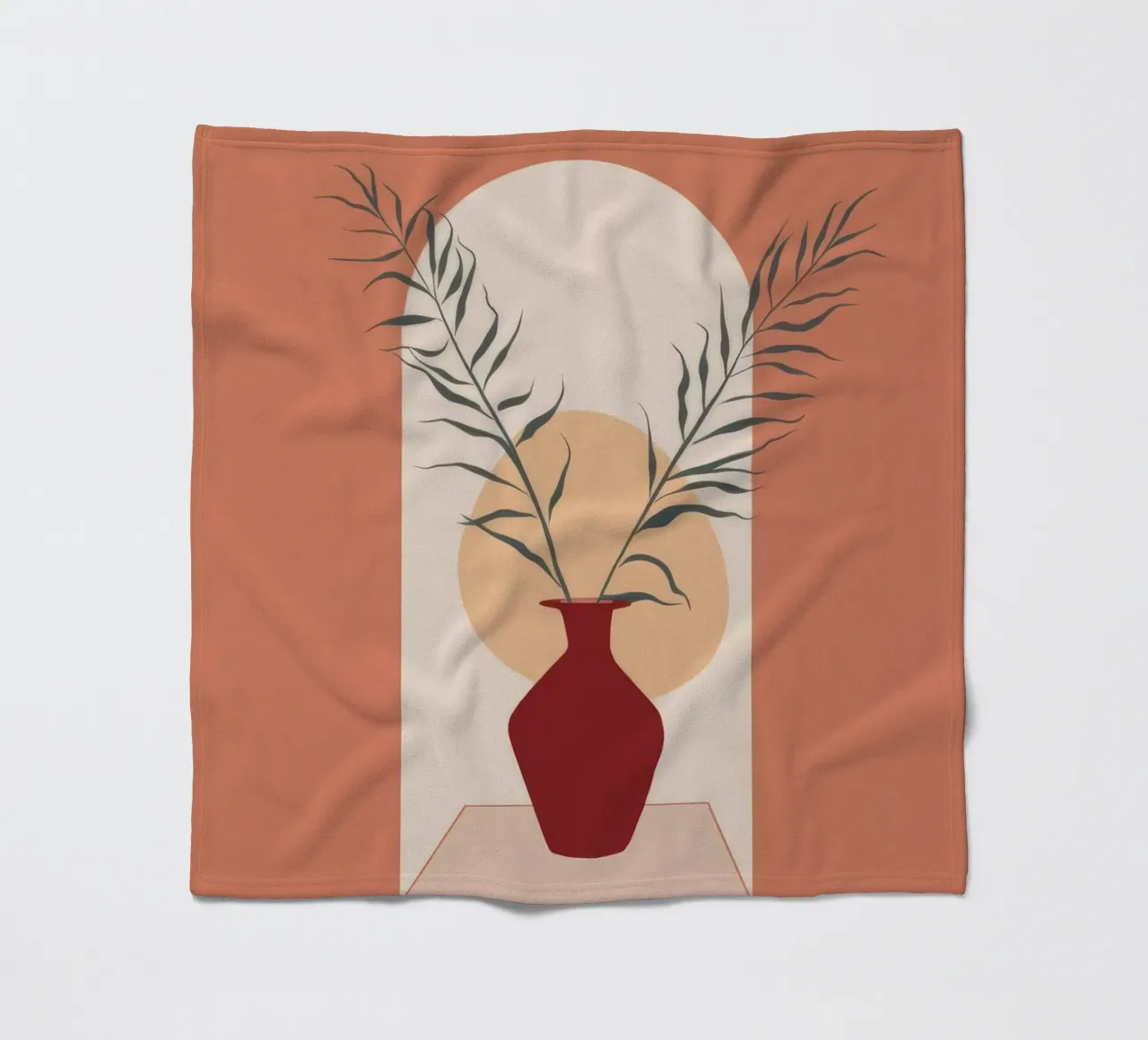 Rustic Vase Fleecedecke von Seren Liodra