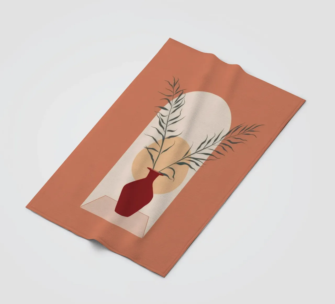 Rustic Vase Fleecedecke von Seren Liodra