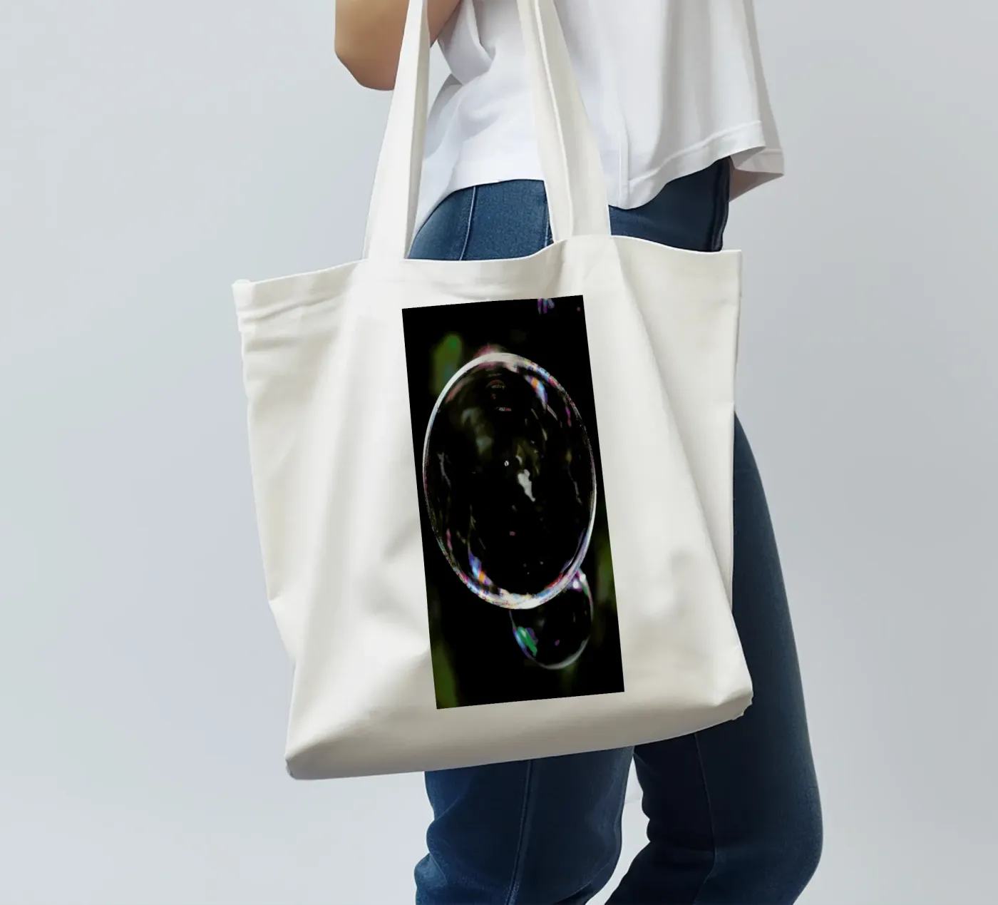 Bubble borsa in juta da Shot By Clint