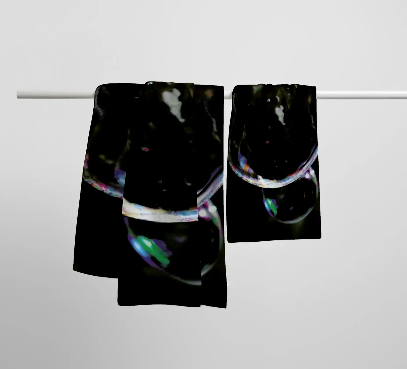 Bubble badhanddoek van Shot By Clint