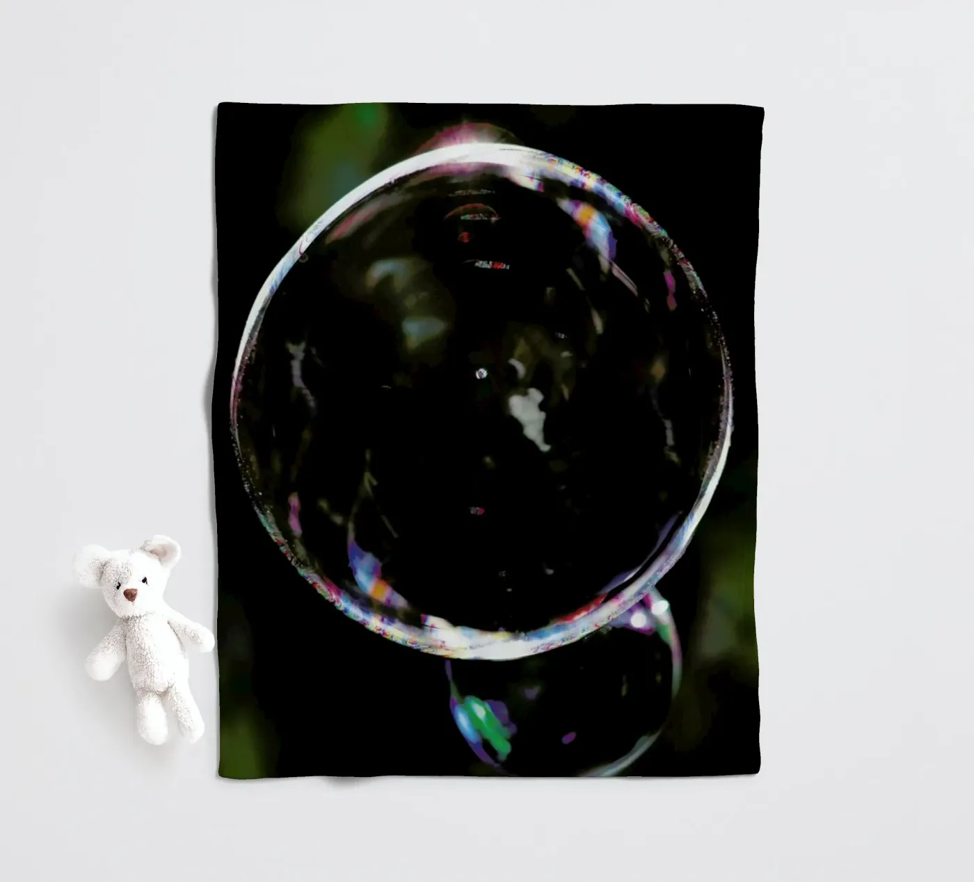 Bubble fleece blanket by Shot By Clint