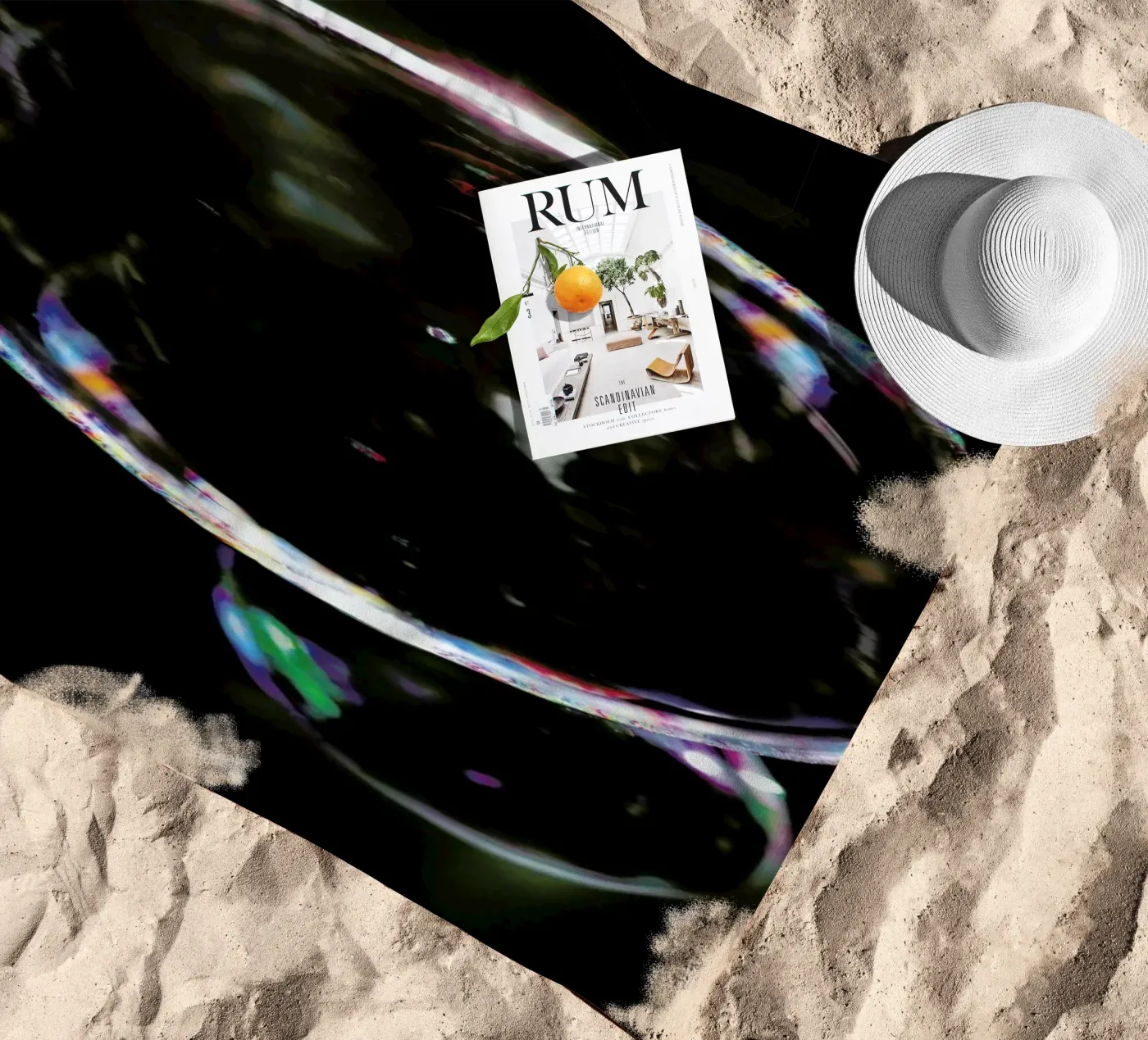 Bubble strandhanddoek van Shot By Clint