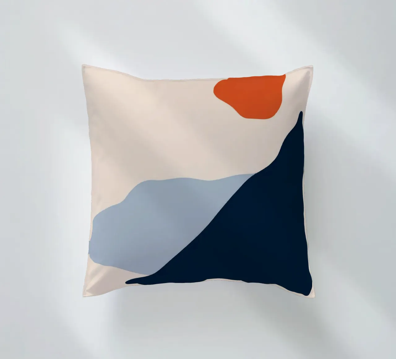 Abstract Balance decorative cushion by Seren Liodra