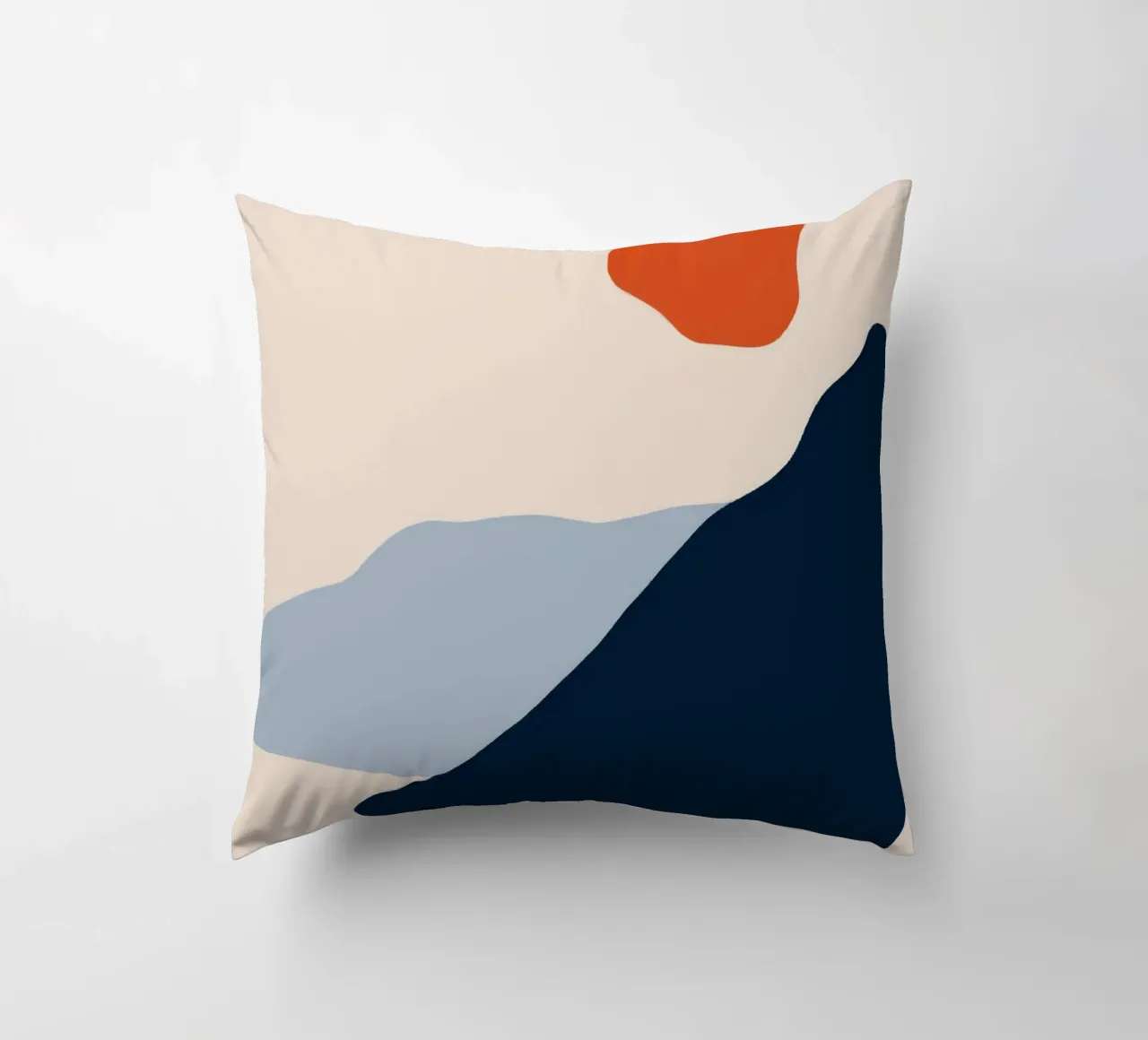 Abstract Balance decorative cushion by Seren Liodra
