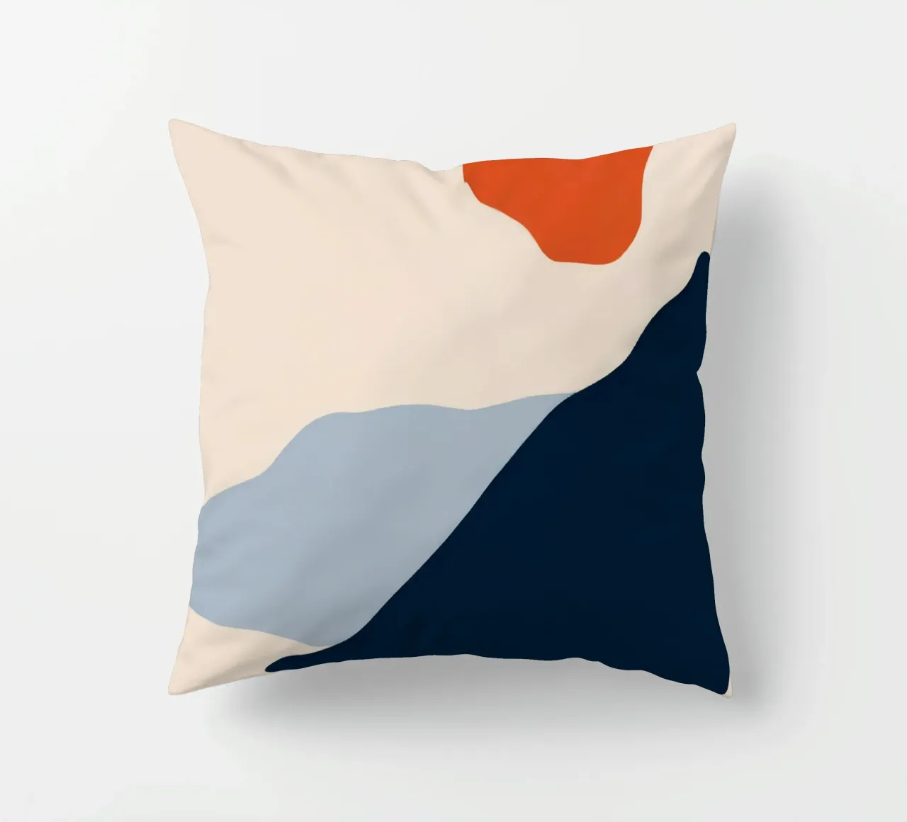 Abstract Balance decorative cushion by Seren Liodra