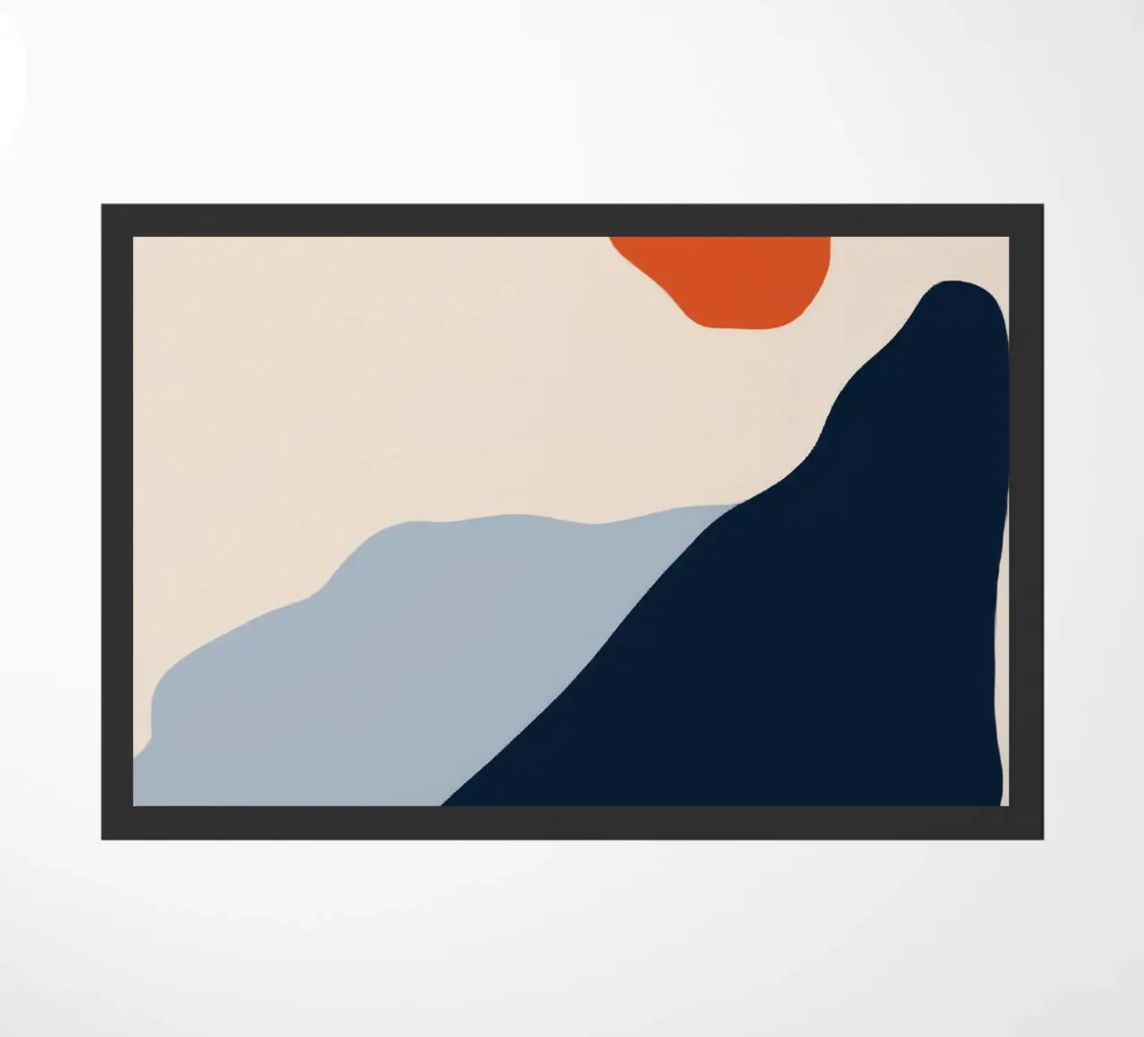 Abstract Balance doormat by Seren Liodra