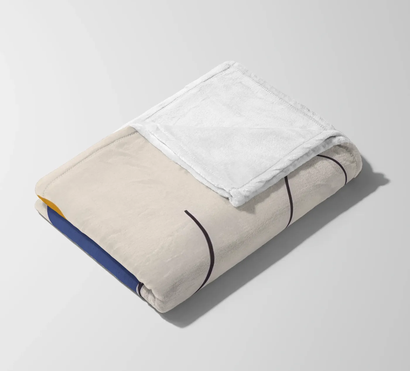 Fluid Motion fleece blanket by Seren Liodra