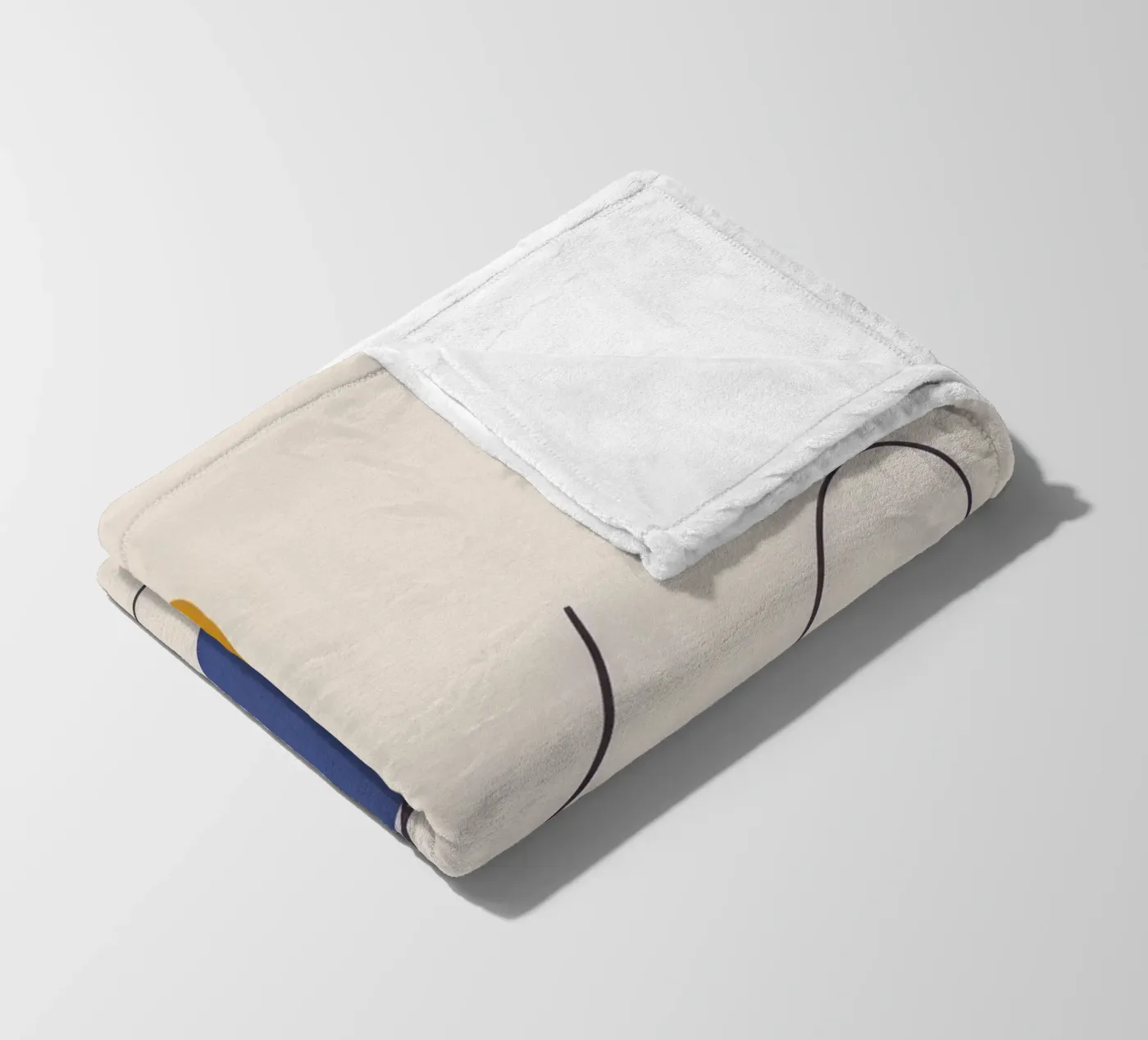 Fluid Motion fleece blanket by Seren Liodra