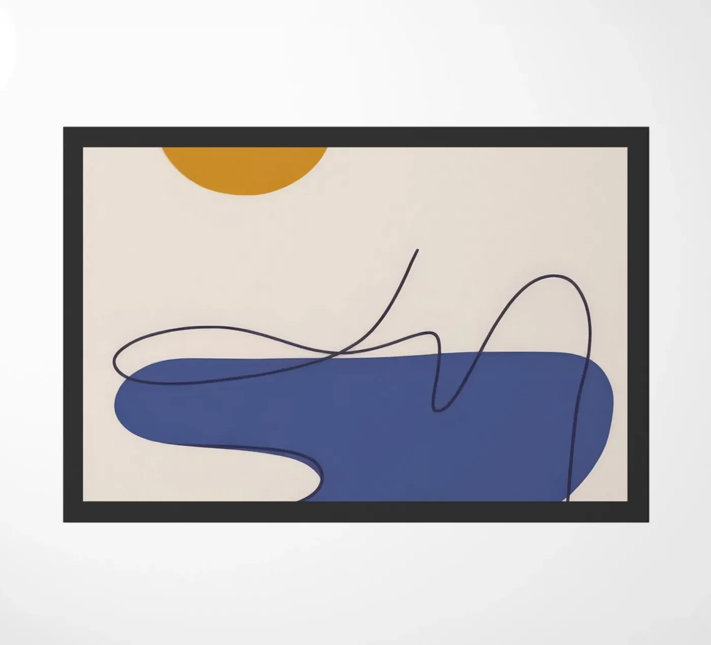 Fluid Motion doormat by Seren Liodra