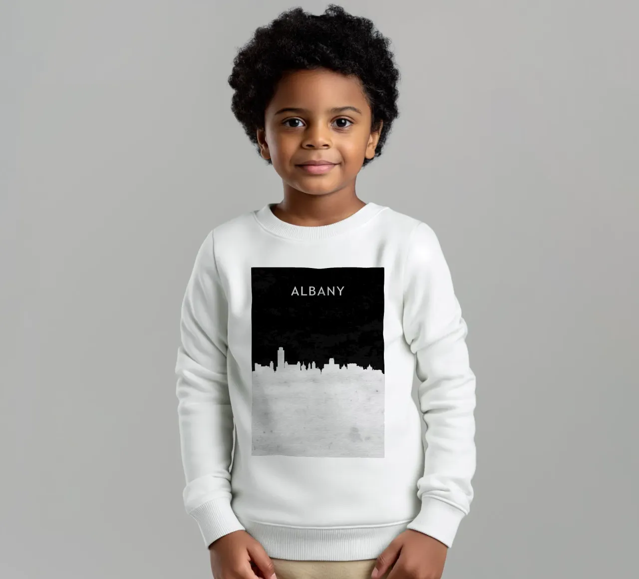 Albany New York felpa bambino da Travelstudio