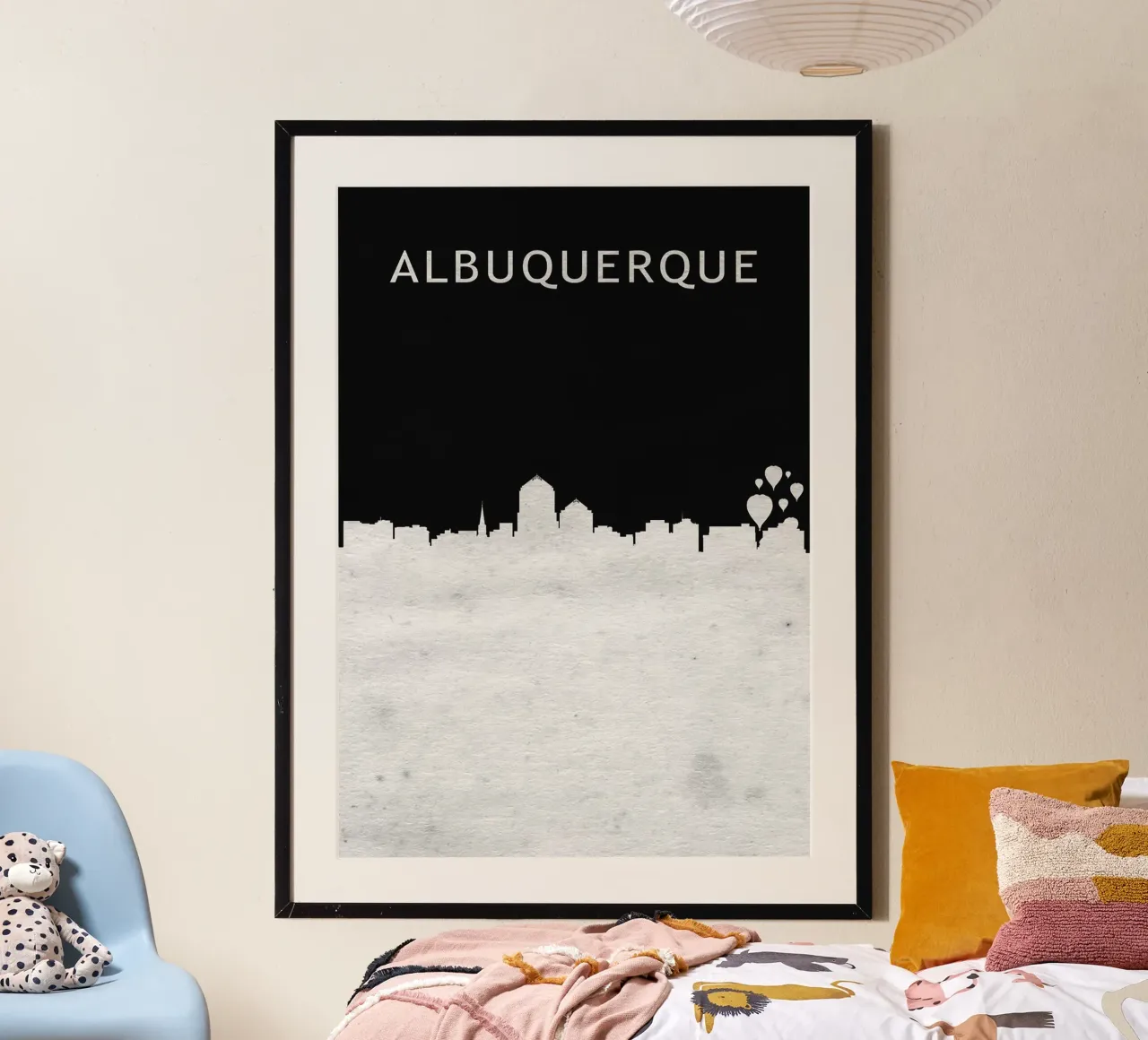 Albuquerque New Mexico poster da Travelstudio
