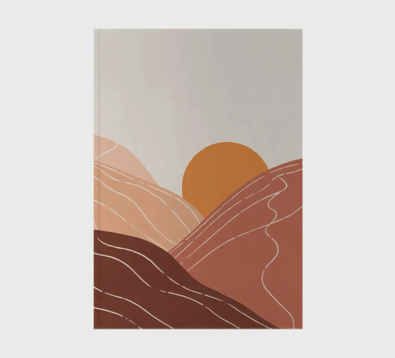 Sunset Hills notebook by Seren Liodra