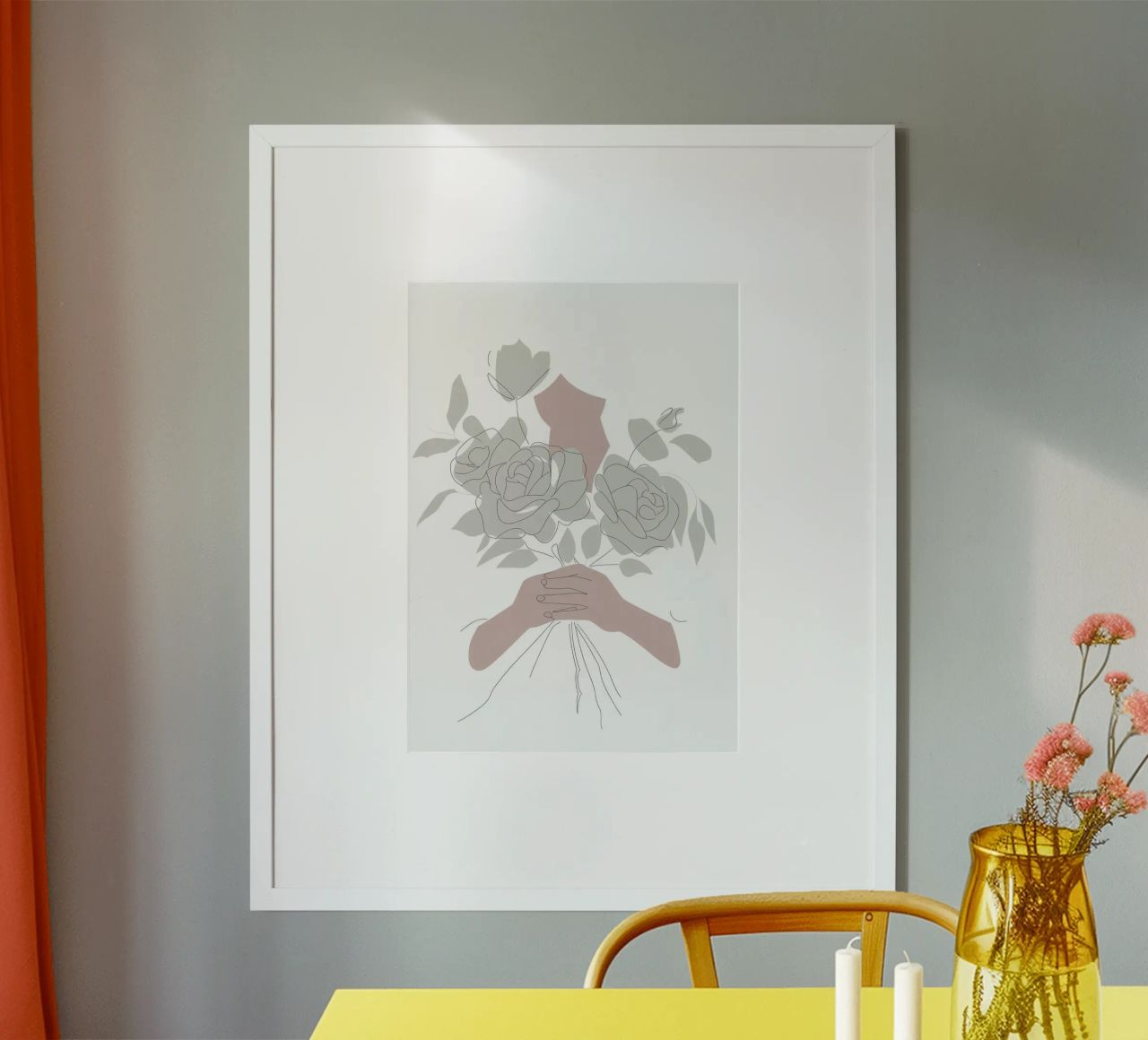 Versteckter Blumenstrauß Poster von Seren Liodra