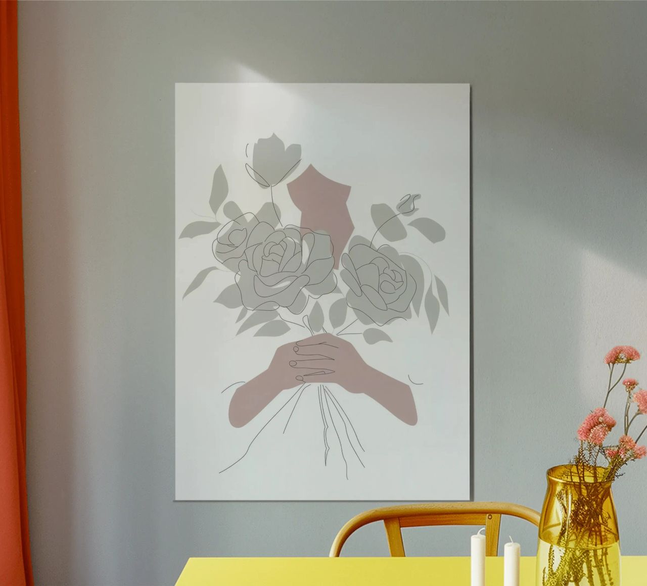 Versteckter Blumenstrauß Poster von Seren Liodra