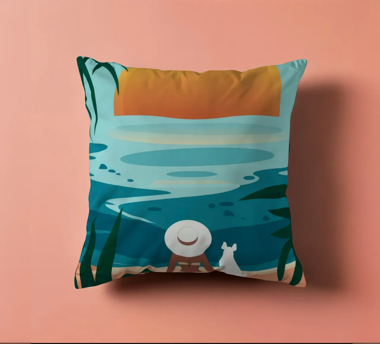 Compagni di tramonto cuscino da Seren Liodra