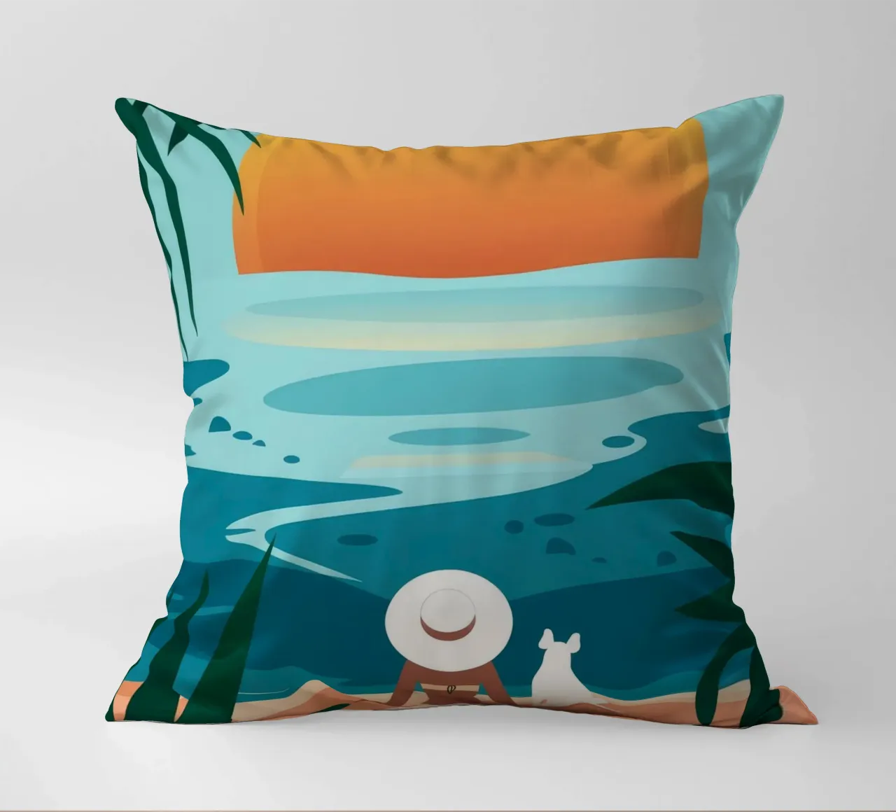 Compagni di tramonto cuscino da Seren Liodra