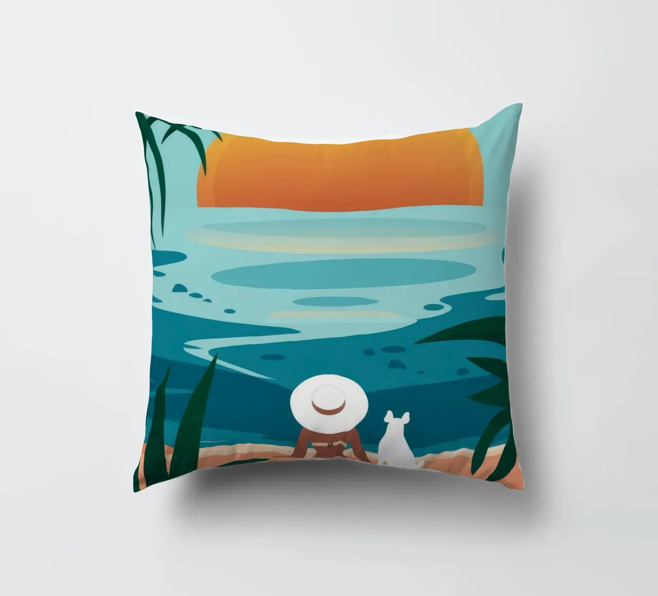Compagni di tramonto cuscino da Seren Liodra