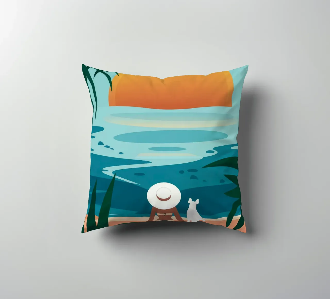 Compagni di tramonto cuscino da Seren Liodra