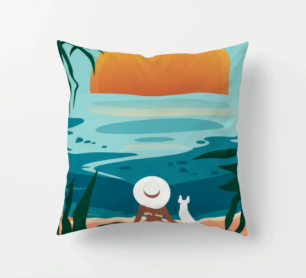 Compagni di tramonto cuscino da Seren Liodra