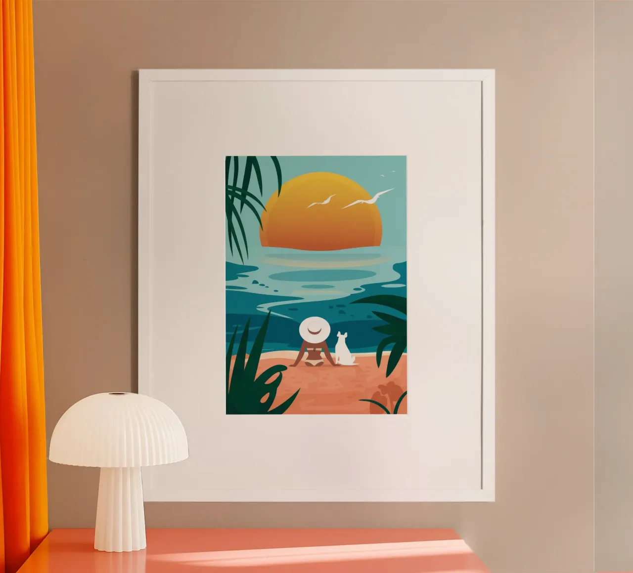 Compagni di tramonto carta hahnemühle da Seren Liodra