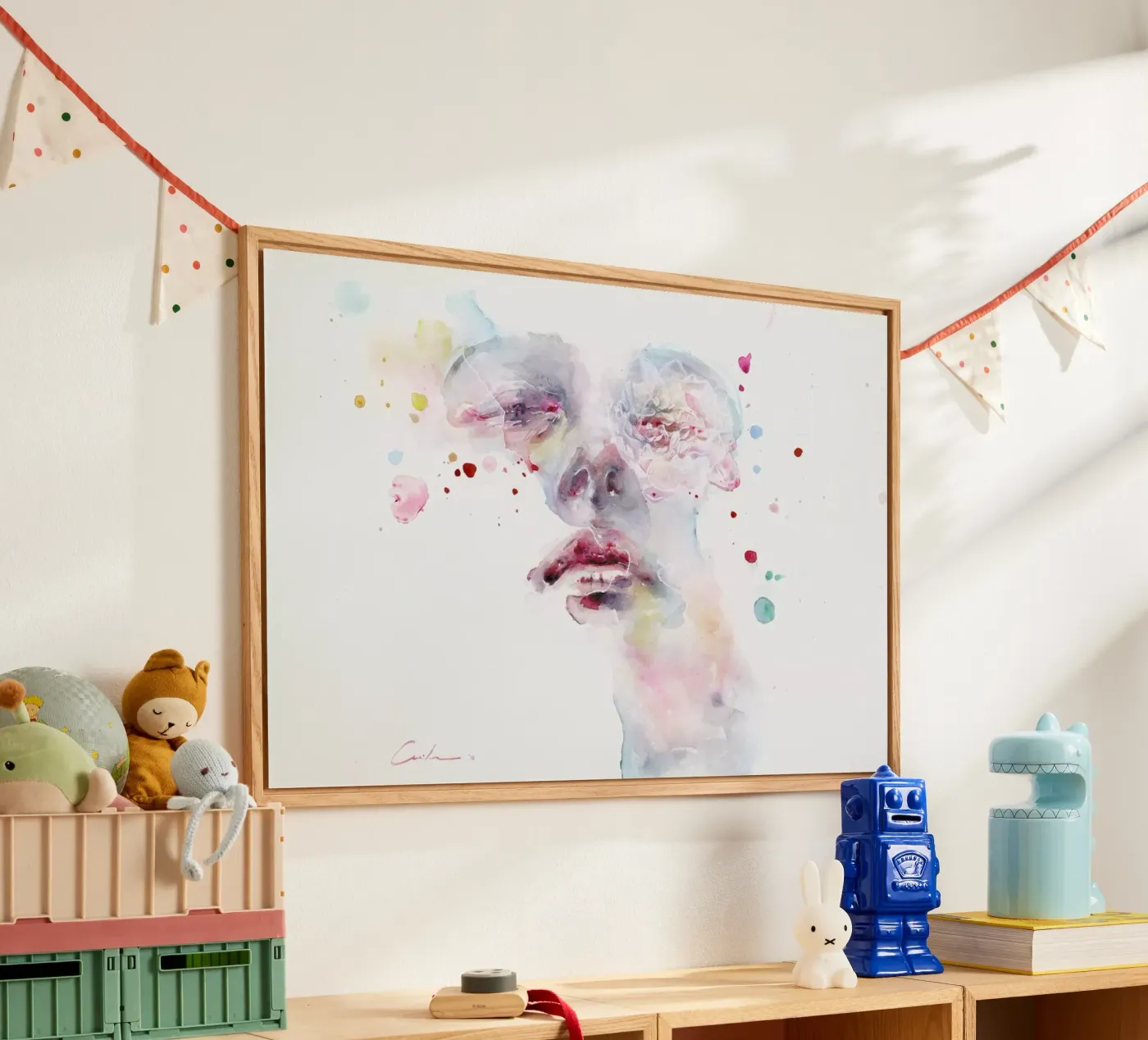 Peony acrylic glass by agnes-cecile