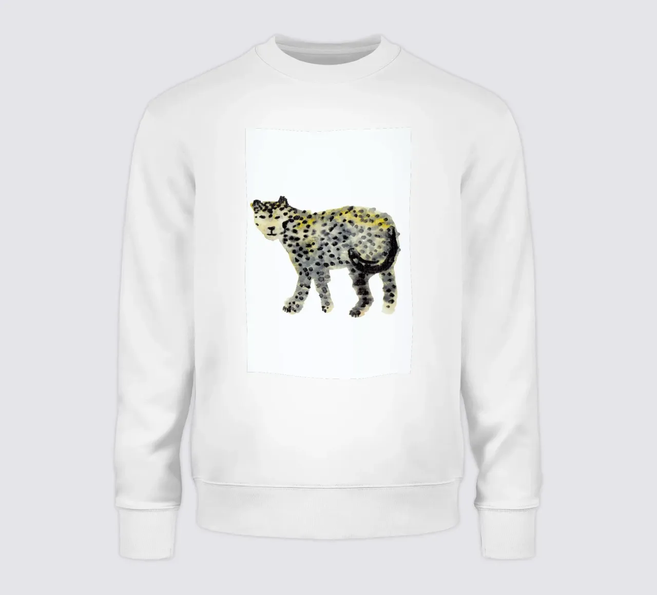 Leopard I sweatshirt van Farina Kuklinski