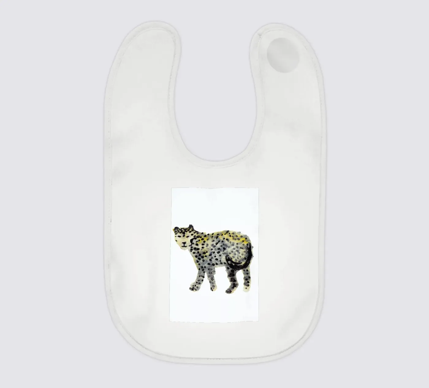 Leopard I Babylätzchen von Farina Kuklinski