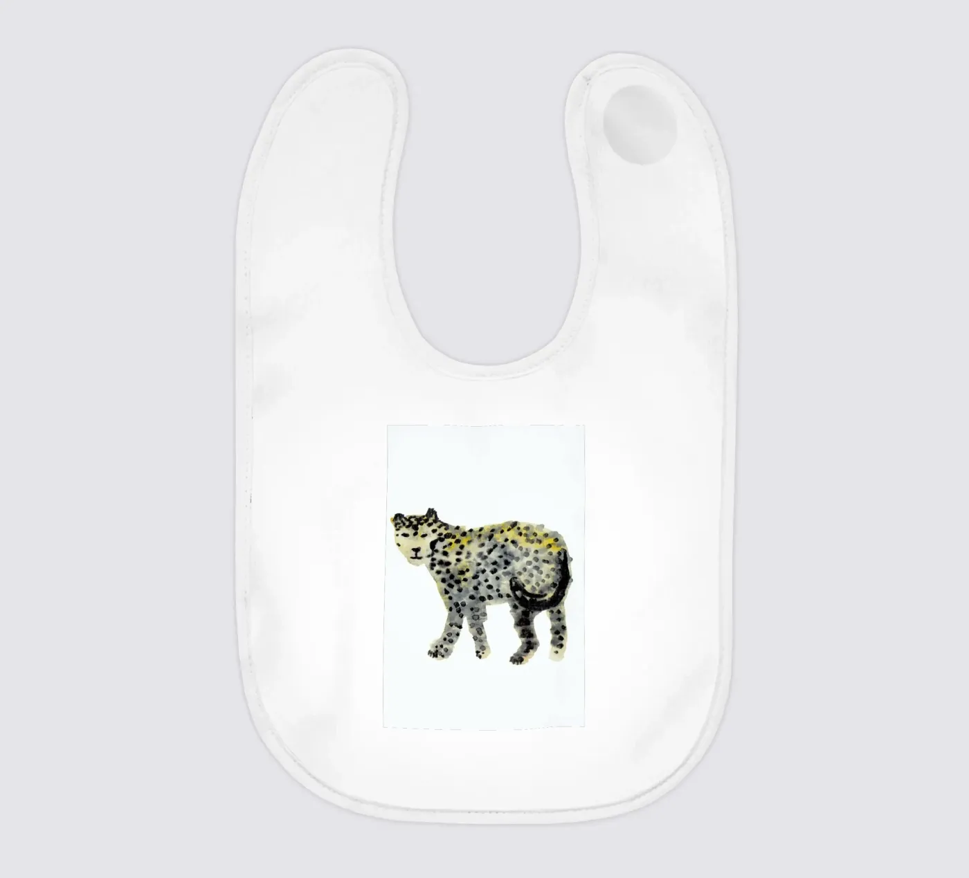 Leopard I Babylätzchen von Farina Kuklinski