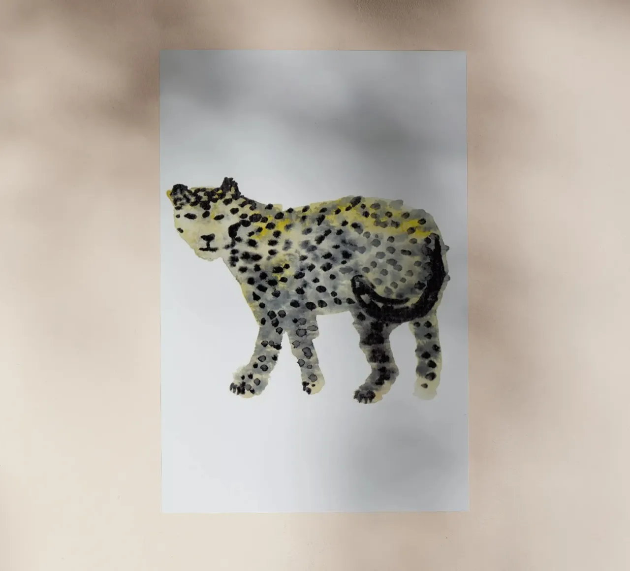 Leopard I pellicola backlit da Farina Kuklinski