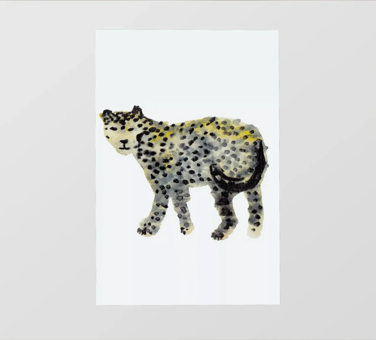 Leopard I pellicola backlit da Farina Kuklinski