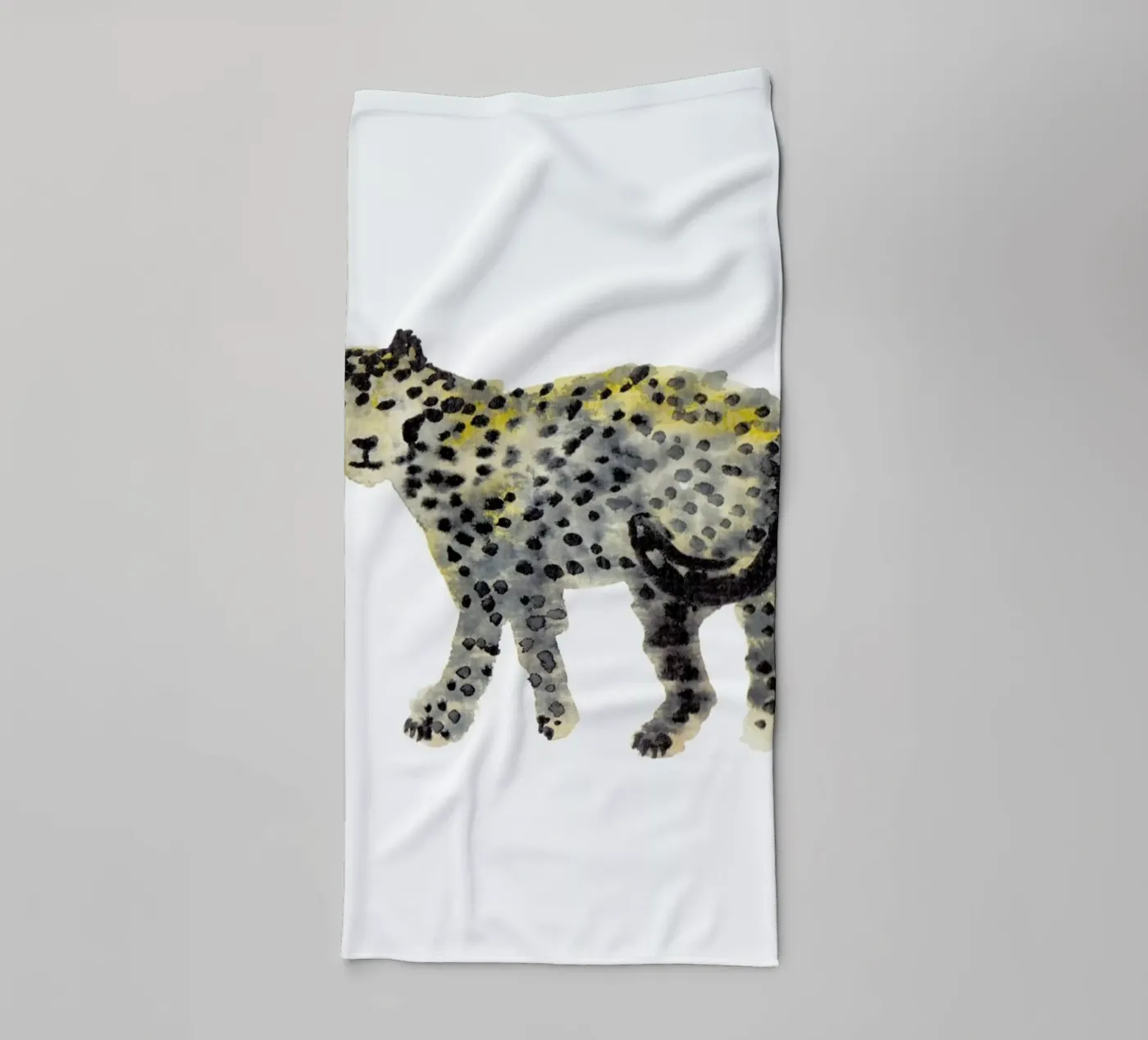 Leopard I badhanddoek van Farina Kuklinski