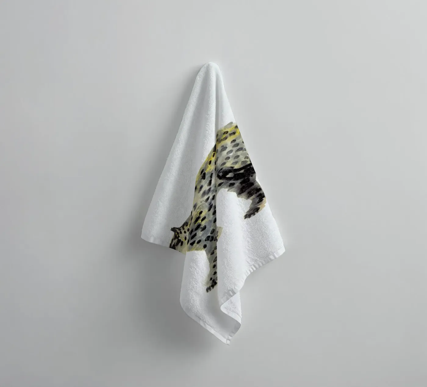 Leopard I badhanddoek van Farina Kuklinski
