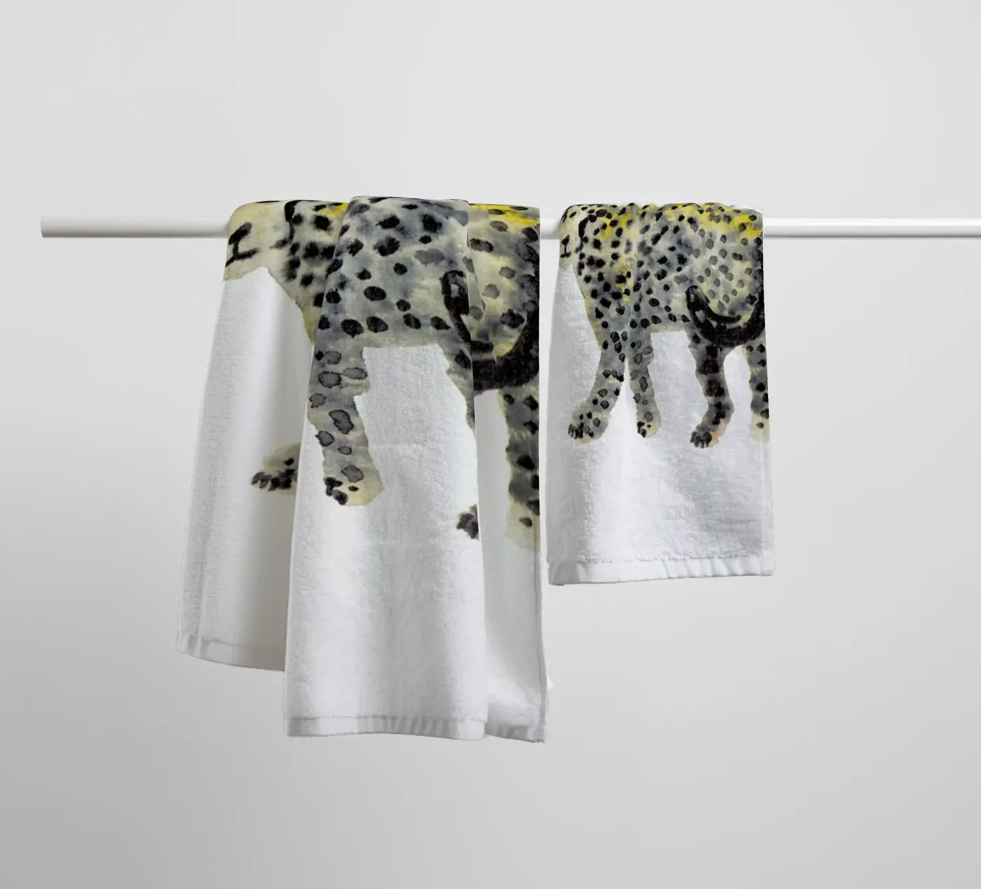 Leopard I badhanddoek van Farina Kuklinski