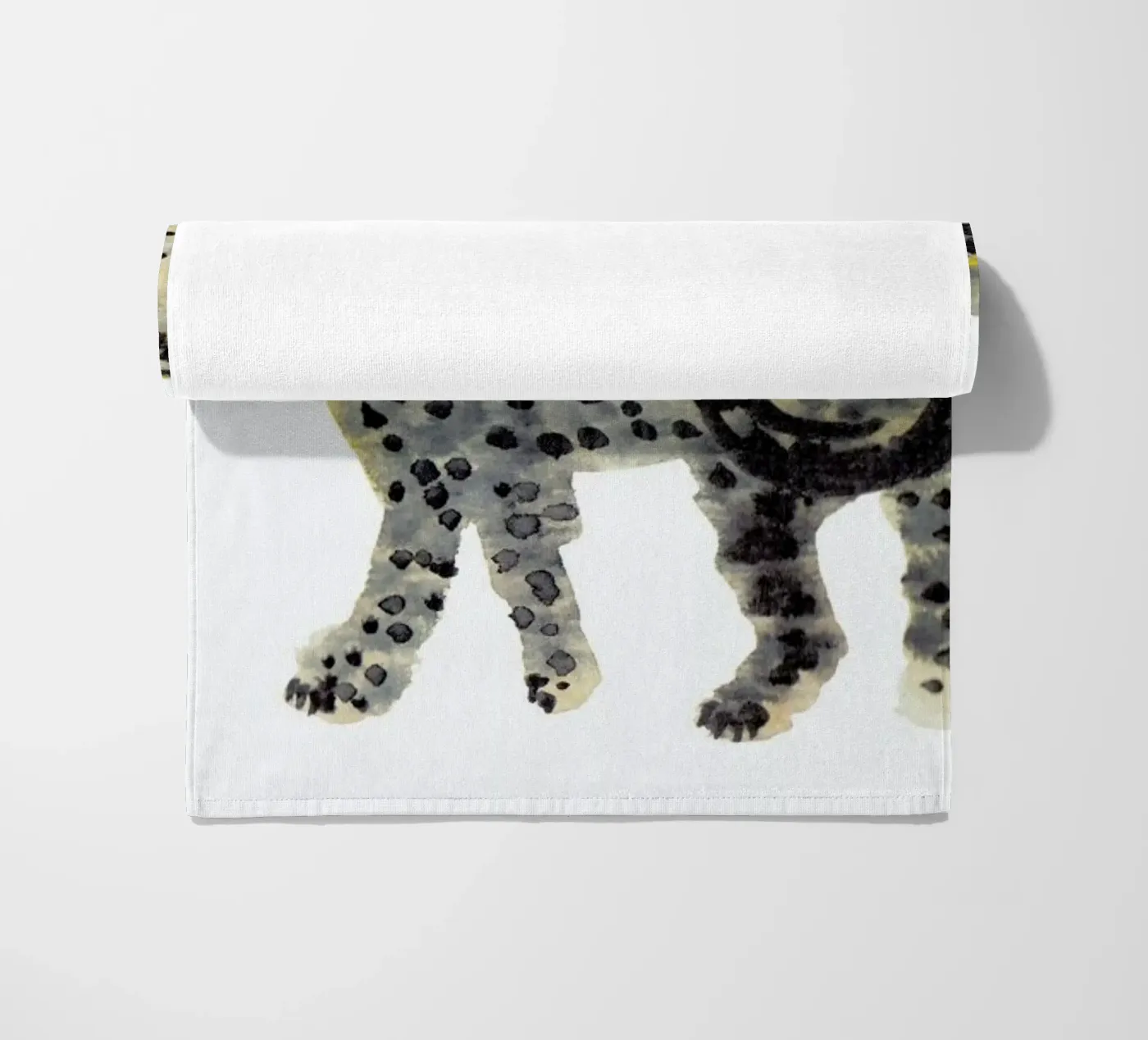 Leopard I strandhanddoek van Farina Kuklinski