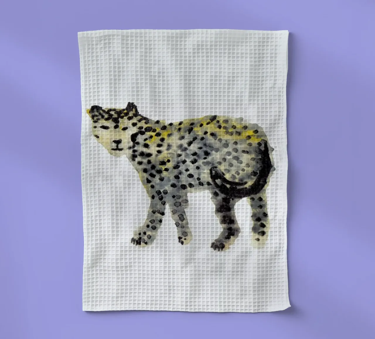 Leopard I canovaccio da cucina da Farina Kuklinski