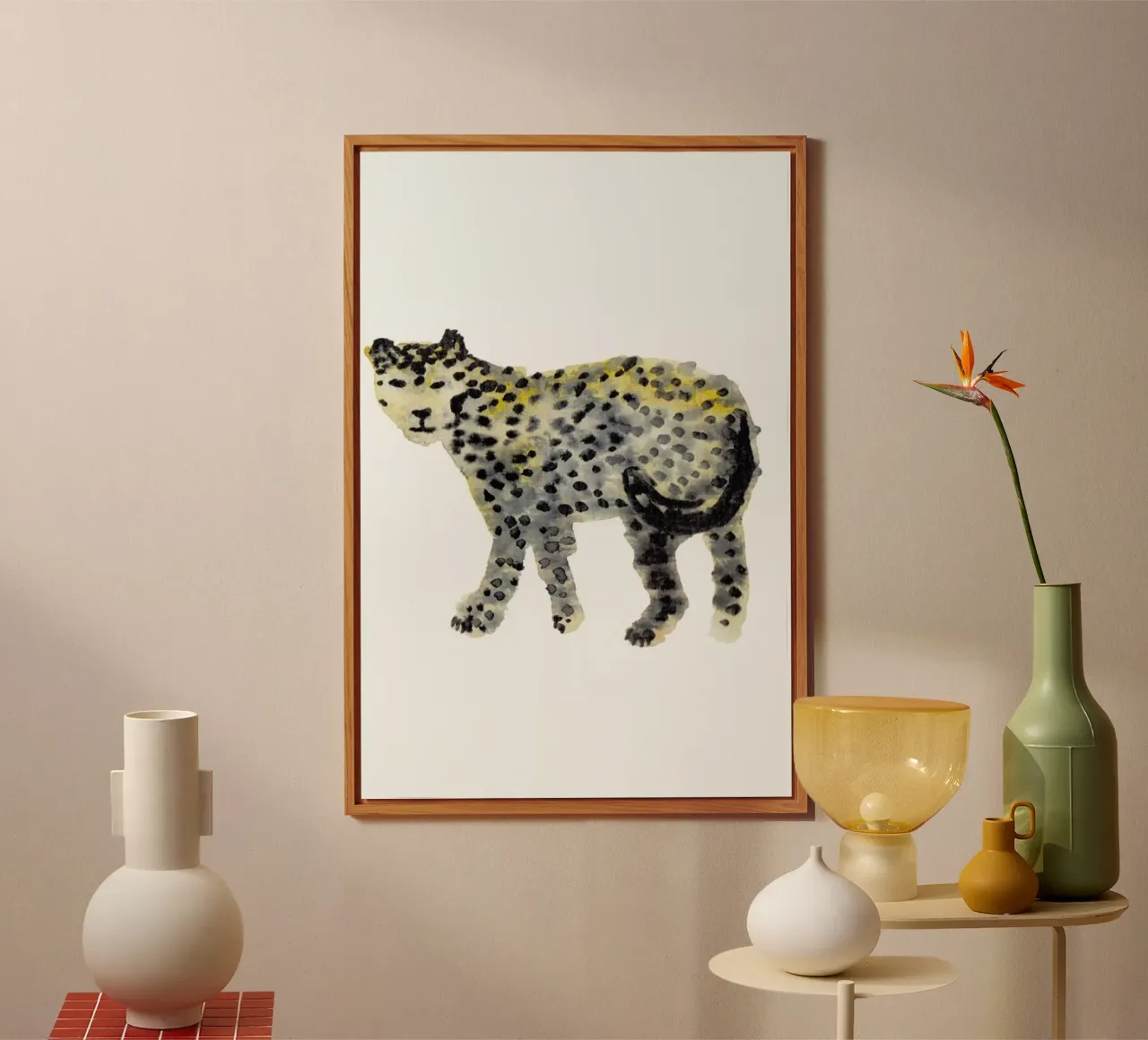 Leopard I forex plate by Farina Kuklinski
