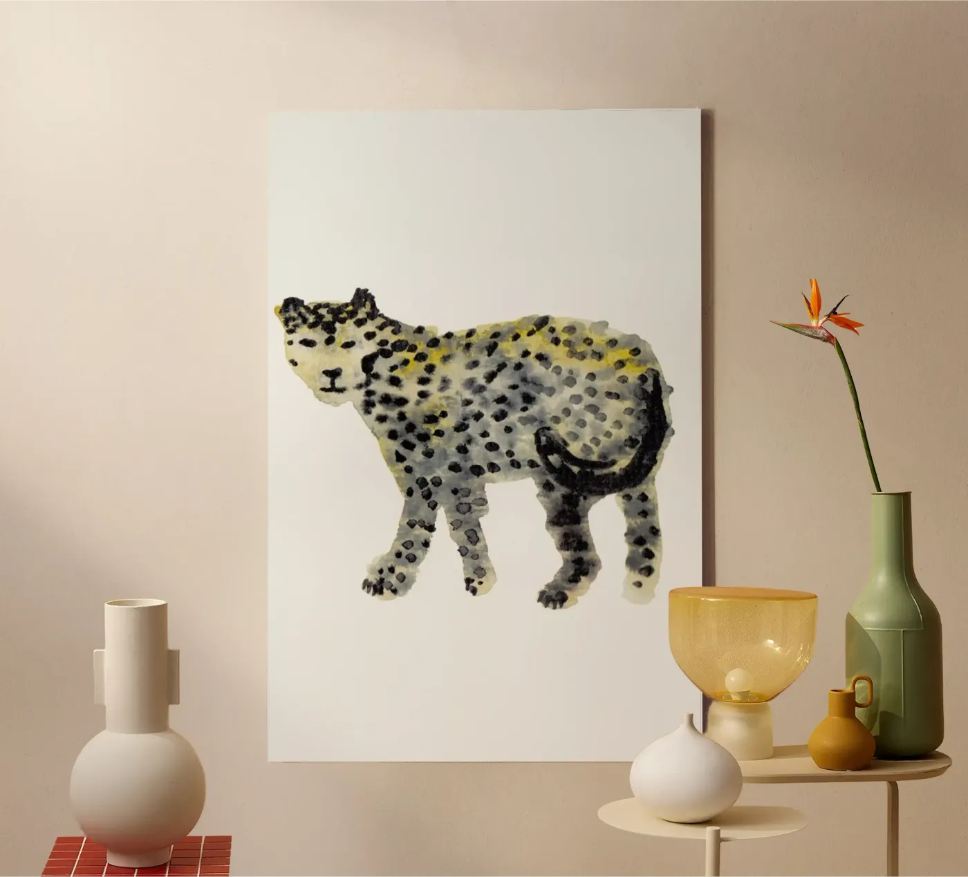 Leopard I tela da Farina Kuklinski