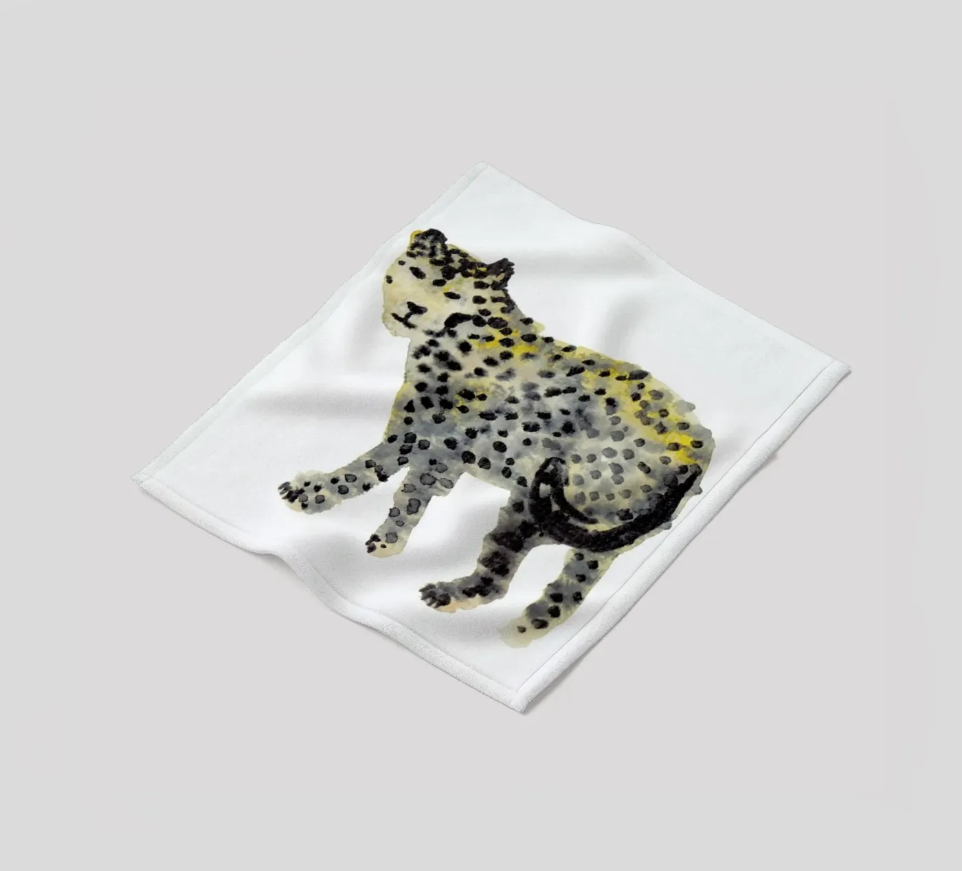 Leopard I Fleecedecke von Farina Kuklinski