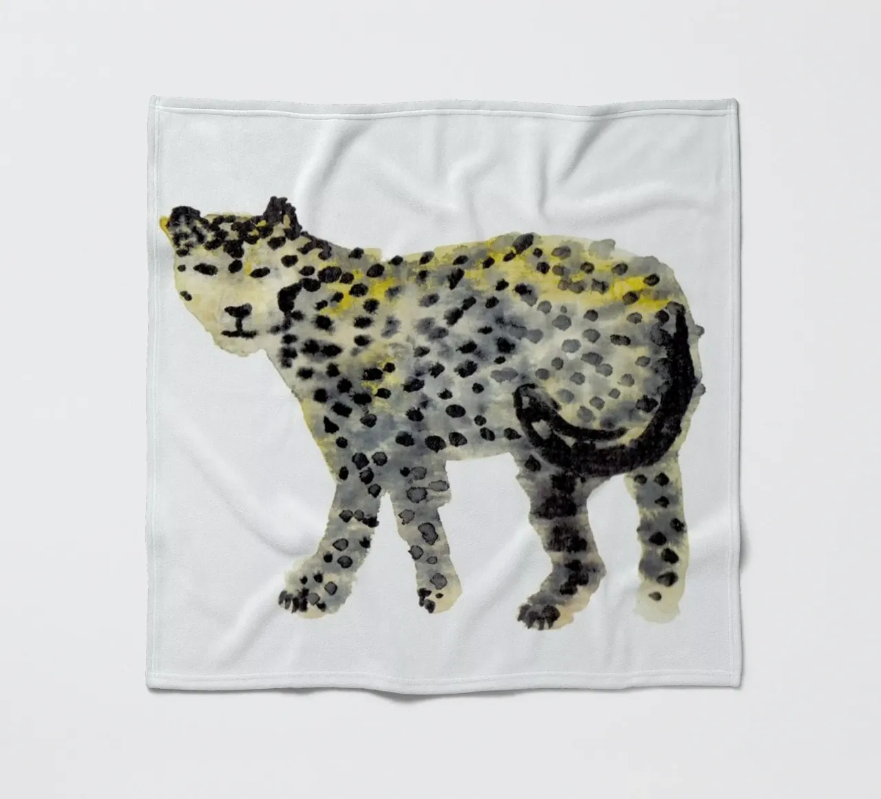 Leopard I Fleecedecke von Farina Kuklinski
