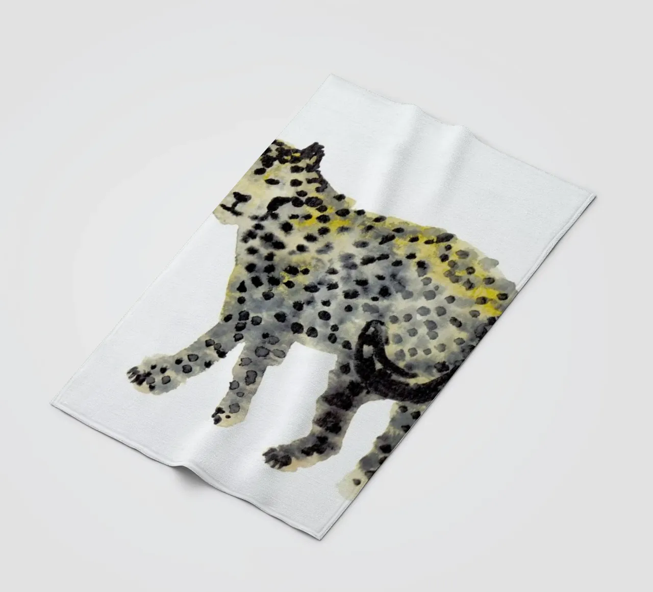 Leopard I Fleecedecke von Farina Kuklinski